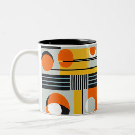 Bauhaus Geometric Design 01 perfekt für Zweifarbige Tasse
