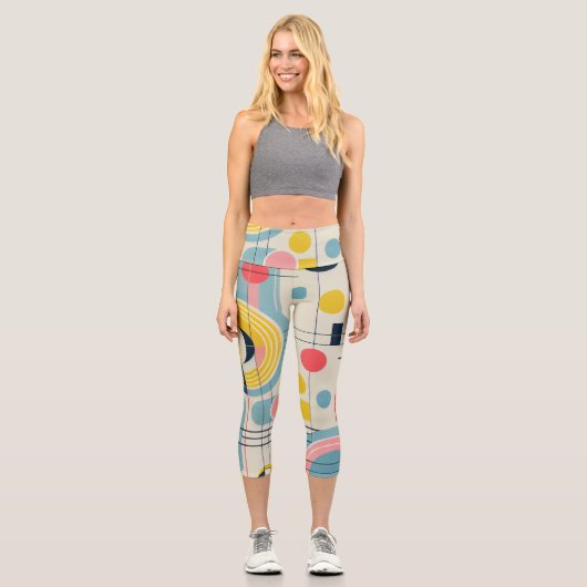 Bauhaus Geometric Design 09 perfekt für Capri Leggings (Vorderseite)
