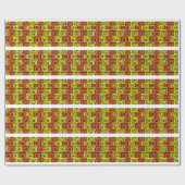 Bauhaus Geometric Pattern Design Geschenkpapier (Flach)