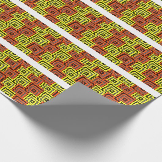 Bauhaus Geometric Pattern Design Geschenkpapier (Ecke)