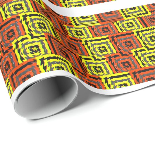 Bauhaus Geometric Pattern Design Geschenkpapier (Rolleneckpunkt)