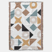 Bauhaus Geometric Toddler Throw Blanket Decke (Vorderseite Vertikal)