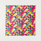 Bauhaus Geometric Wandteppich (Vorderseite)