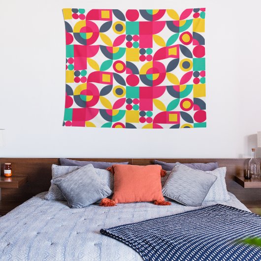 Bauhaus Geometric Wandteppich