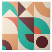 Bauhaus geometrisch abstrakt N2 Fliese (Vorderseite)