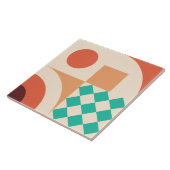 Bauhaus geometrisch abstrakt N3 Fliese (Seite)