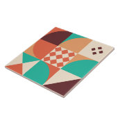 Bauhaus geometrisch abstrakt N5 Fliese (Seite)