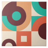 Bauhaus geometrisch abstrakt N6 Fliese (Vorderseite)