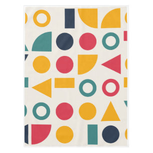 Bauhaus geometrische Formen nahtloses Muster Tischdecke