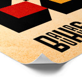 Bauhaus Geometrisches Modernes Plakat (Ecke)