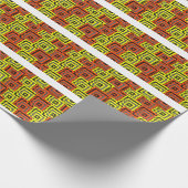 Bauhaus geometrisches Musterdesign Geschenkpapier (Ecke)
