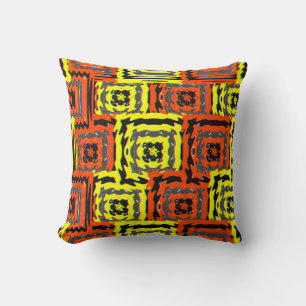 Bauhaus geometrisches Musterdesign Kissen