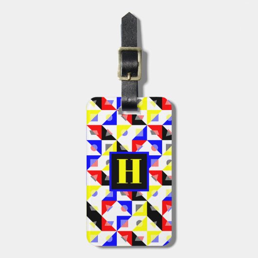 Bauhaus Gepäckanhänger (Vorderseite vertikal)