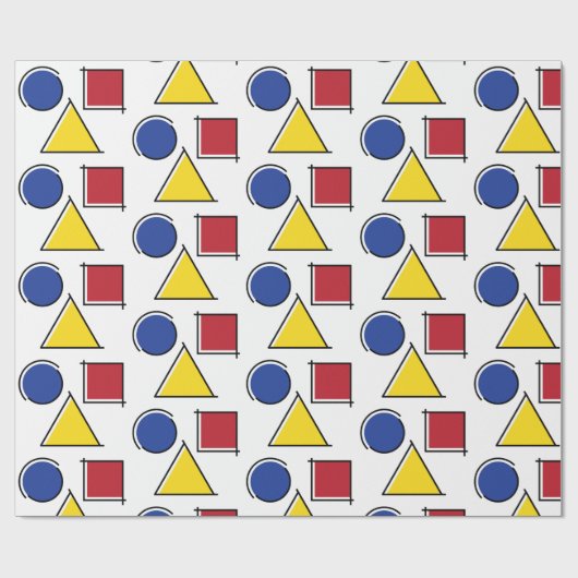 Bauhaus Geschenkpapier (Flach)