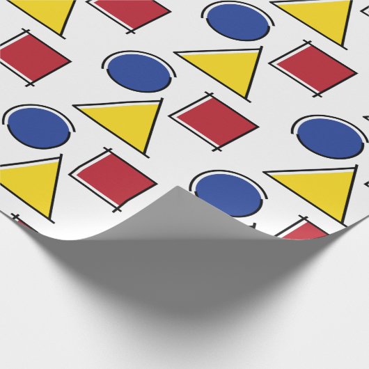 Bauhaus Geschenkpapier (Ecke)