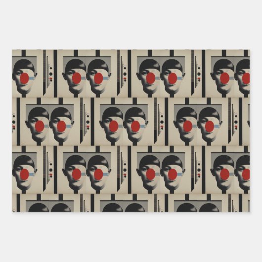 Bauhaus Geschenkpapier Set (Vorderseite)