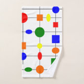 Bauhaus Grid Badhandtuch Set (Handtuch)
