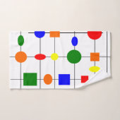 Bauhaus Grid Badhandtuch Set (Handtuch)