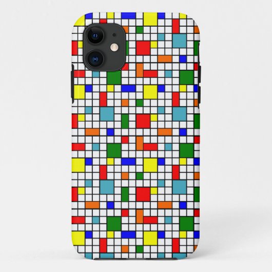 Bauhaus Grid Case-Mate iPhone Hülle (Rückseite)