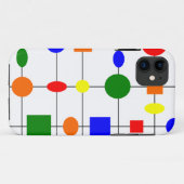 Bauhaus Grid Case-Mate iPhone Hülle (Rückseite (Horizontal))