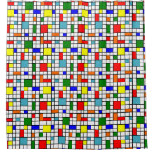 Bauhaus Grid Duschvorhang (Vorderseite)
