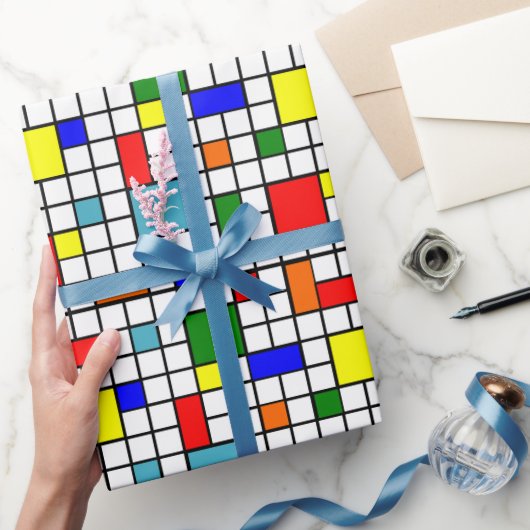 Bauhaus Grid Geschenkpapier (Schenken)
