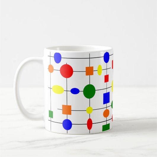 Bauhaus Grid Kaffeetasse (Links)