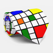 Bauhaus Grid Krawatte (Gerollt)