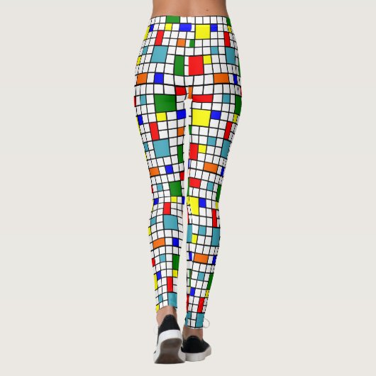 Bauhaus Grid Leggings (Rückseite)