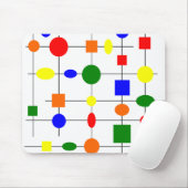 Bauhaus Grid Mousepad (Mit Mouse)