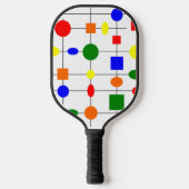 Bauhaus Grid Pickleball Schläger (Vorderseite)