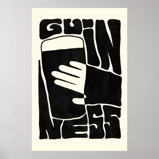Bauhaus Guinness Poster (Vorne)