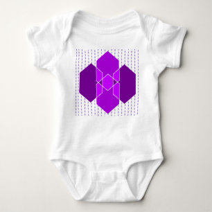 Bauhaus Hexagons Baby Strampler