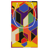 Bauhaus Hexagons Kleine Geschenktüte (Rückseite)