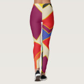 Bauhaus Hexagons Leggings (Rückseite)
