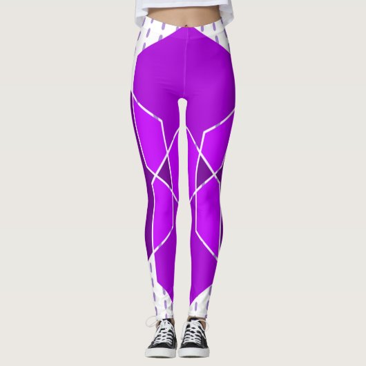 Bauhaus Hexagons Leggings (Vorderseite)