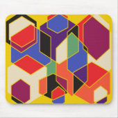 Bauhaus Hexagons Mousepad (Vorne)