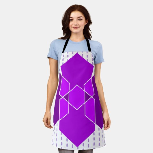 Bauhaus Hexagons Schürze (Getragen)