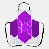 Bauhaus Hexagons Schürze (Vorderseite)