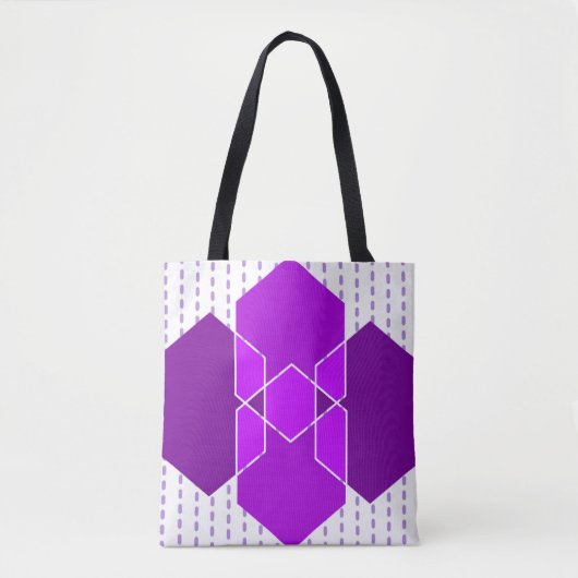 Bauhaus Hexagons Tasche (Vorderseite)