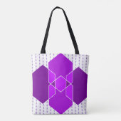 Bauhaus Hexagons Tasche (Rückseite)