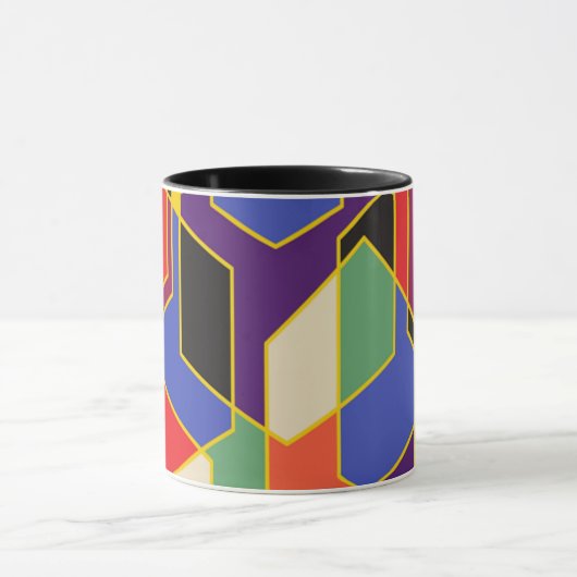 Bauhaus Hexagons Tasse (Zentrum)