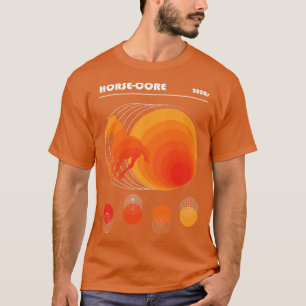 Bauhaus Horse Core Orange T-Shirt