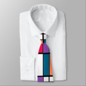 Bauhaus in Blume Power Colors Krawatte (Gebunden)