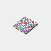 Bauhaus in Blume Power Colors Post-it Klebezettel (angewinkelt)
