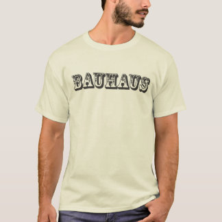 Bauhaus in Western-Schriftart T - Shirt