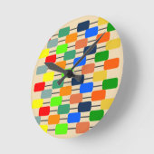 Bauhaus Inspired Runde Wanduhr (Winkel)