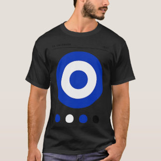Bauhaus Inspiriert El Salvador Flag T-Shirt