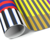 Bauhaus Inspiriert Optik Geschenkpapier (Rolleneckpunkt)