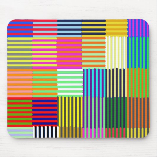 Bauhaus Inspiriert Optik Mousepad (Vorne)